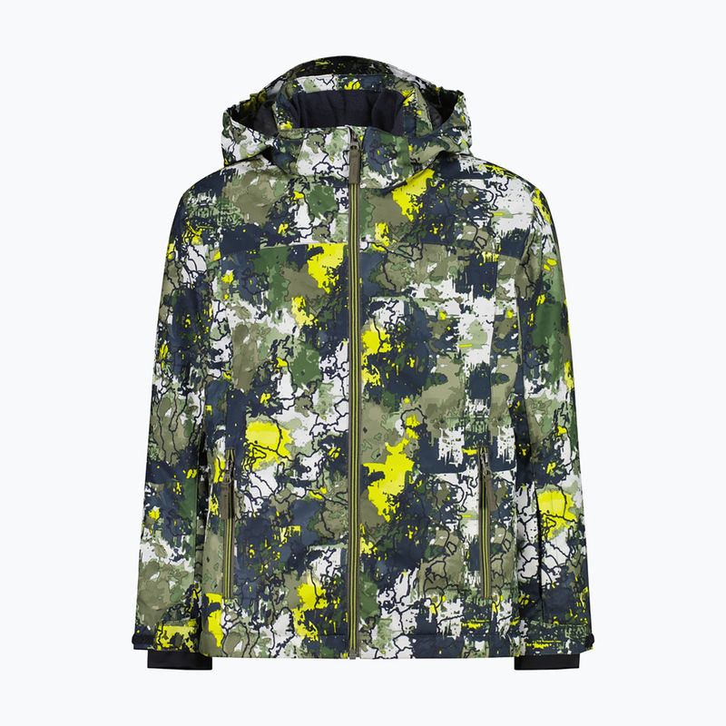 Kinder-Skijacke CMP 39W1924 olive/acido