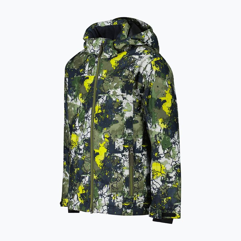 Kinder-Skijacke CMP 39W1924 olive/acido 3