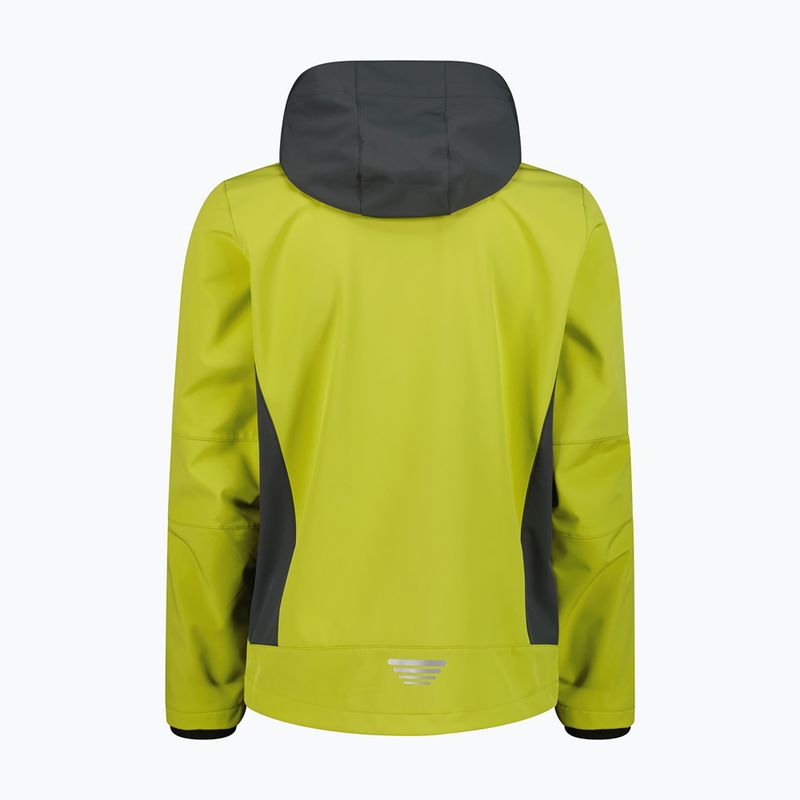 Softshell-Jacke für Herren CMP 3A01787N Zip Hood cardamom/black pine 2
