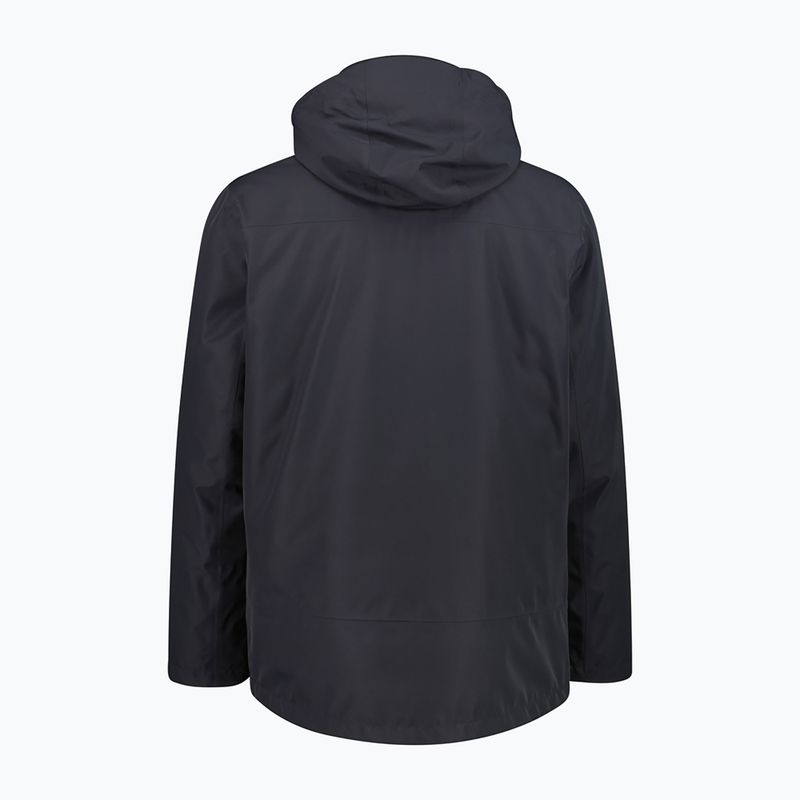 Gefütterte Herrenjacke CMP 36Z2257D Zip Hood Detachable Inn antracite 2