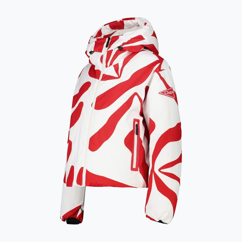Damen-Skijacke CMP Fix Hood red/b.co gesso 3