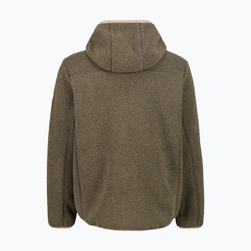 Gefütterter Herrenmantel CMP 36K2247 Fix Hood Parka teak mel 2