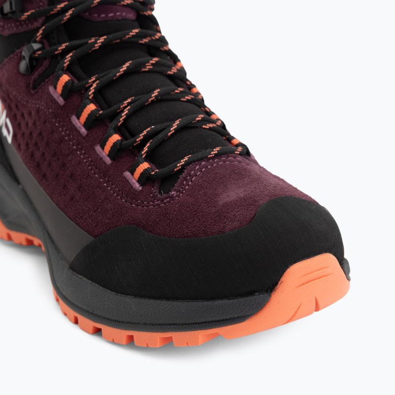 Damen-Trekkingschuhe CMP Vertyx Mid Waterproof blackberry/marigold 7