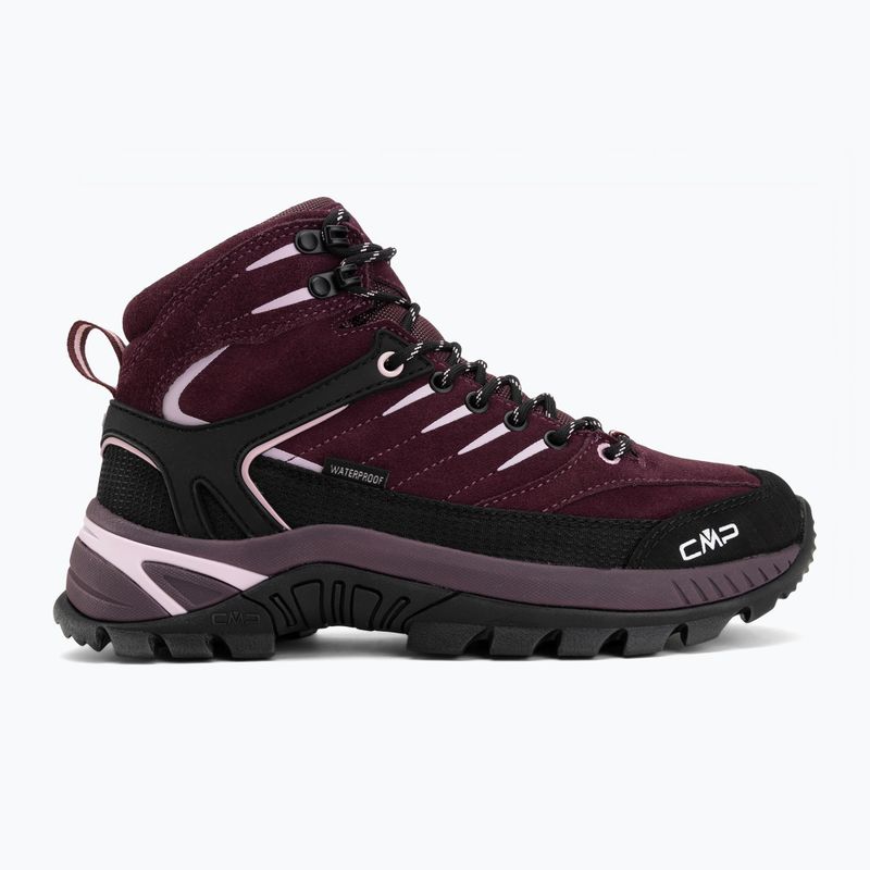 Damen-Trekkingschuhe CMP Rigel 2.0 Mid Waterproof plum/soft pink 2
