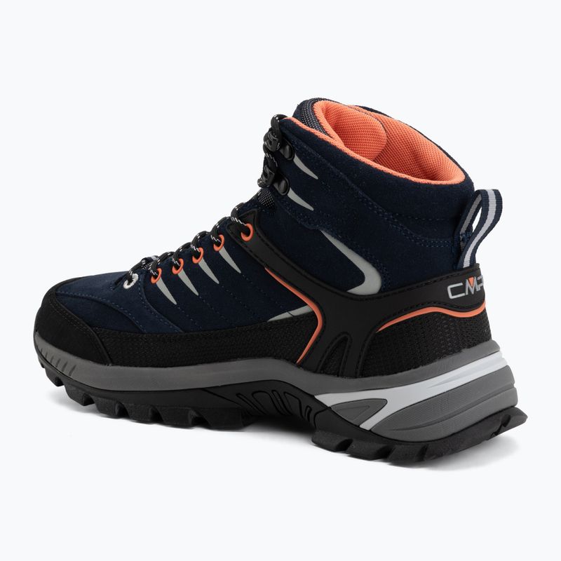 Damen-Trekkingschuhe CMP Rigel 2.0 Mid Waterproof b.blue/ghiaccio/marigold 3