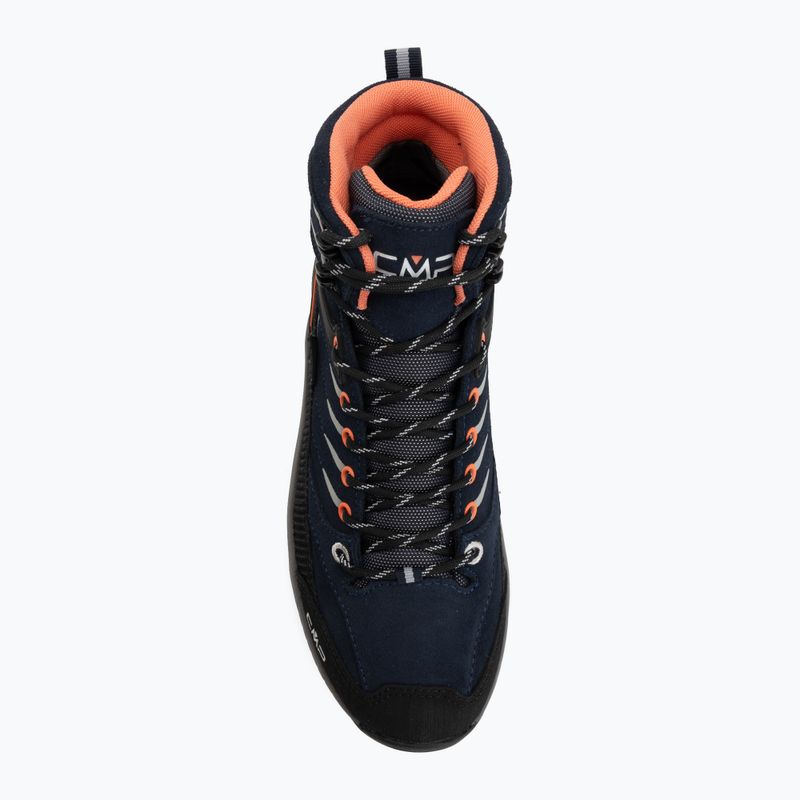 Damen-Trekkingschuhe CMP Rigel 2.0 Mid Waterproof b.blue/ghiaccio/marigold 5