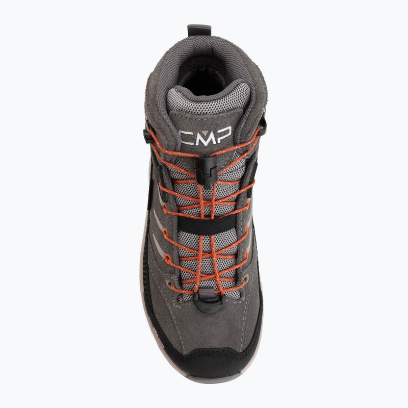 Kinder-Trekkingschuhe CMP Rigel 2.0 Mid Waterproof grey/brick 5