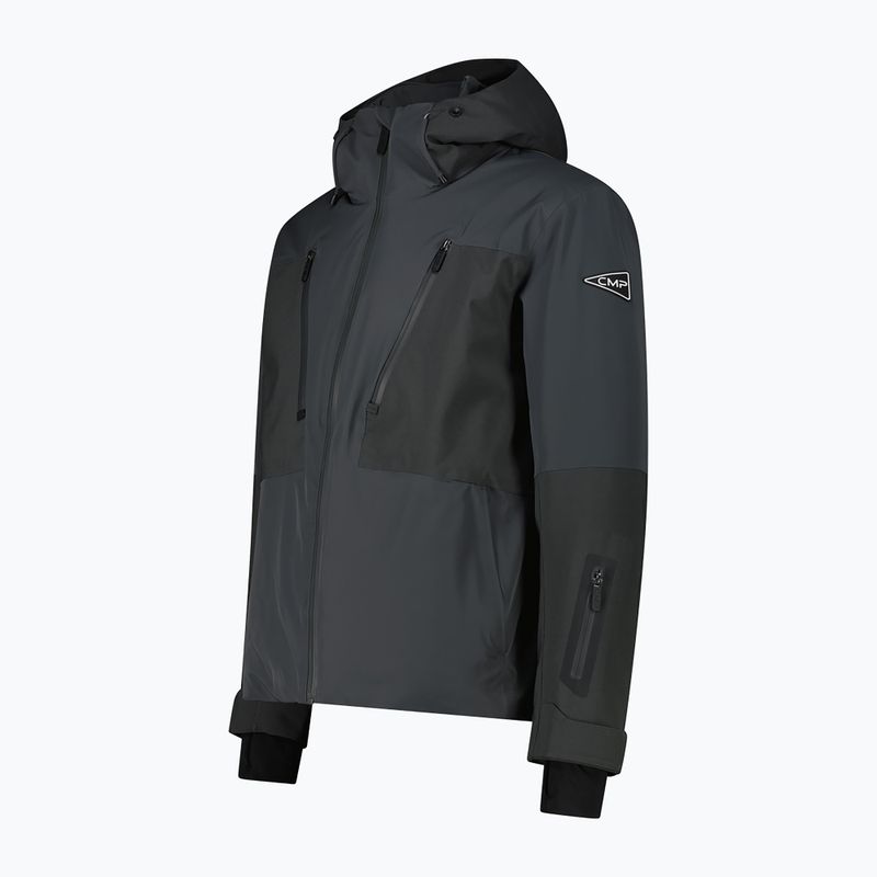 Herren-Skijacke CMP 36W0027 Fix Hood black pine 3