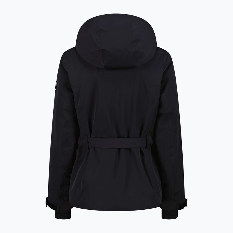 Damen-Skijacke CMP 36W0106 Zip Hood nero 2