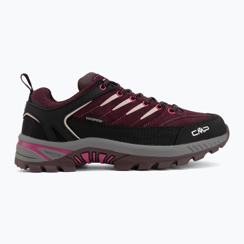 Kinder-Trekkingschuhe CMP Rigel 2.0 Low Waterproof black berry/amaranto 2