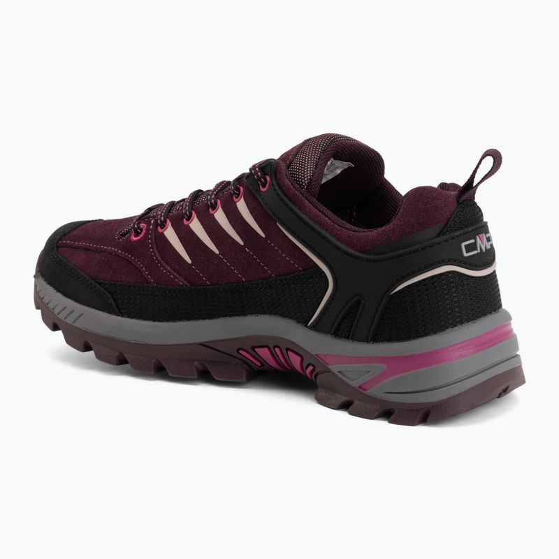 Kinder-Trekkingschuhe CMP Rigel 2.0 Low Waterproof black berry/amaranto 3