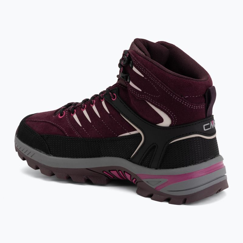 Kinder-Trekkingschuhe CMP Rigel 2.0 Mid Waterproof black berry/amaranto 3