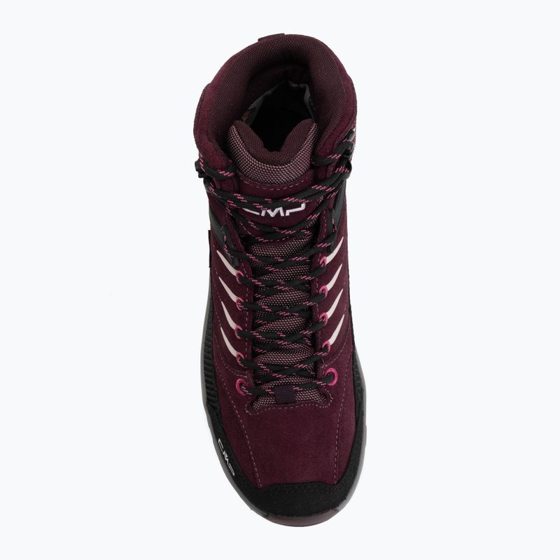 Kinder-Trekkingschuhe CMP Rigel 2.0 Mid Waterproof black berry/amaranto 5