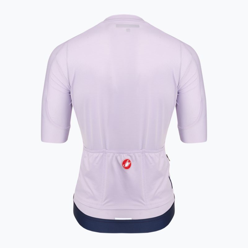 Damen Radtrikot Castelli Espresso lila Nebel / dunkle Nacht Farbton 2