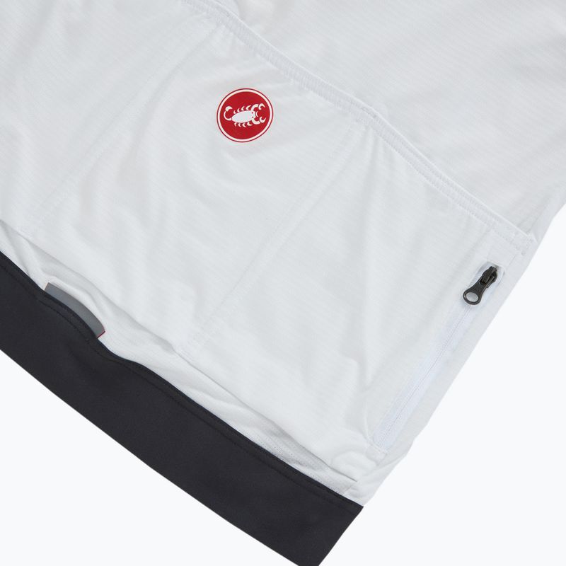 Damen Radtrikot Castelli Espresso elfenbein/ dunkelgrau 5
