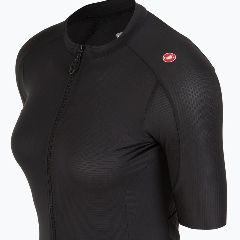 Damen Radtrikot Castelli Espresso leicht schwarz 3