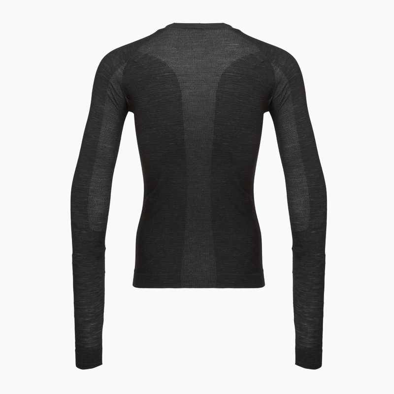 Herren-Radlongsleeve Castelli Merino Seamless Baselayer black 2