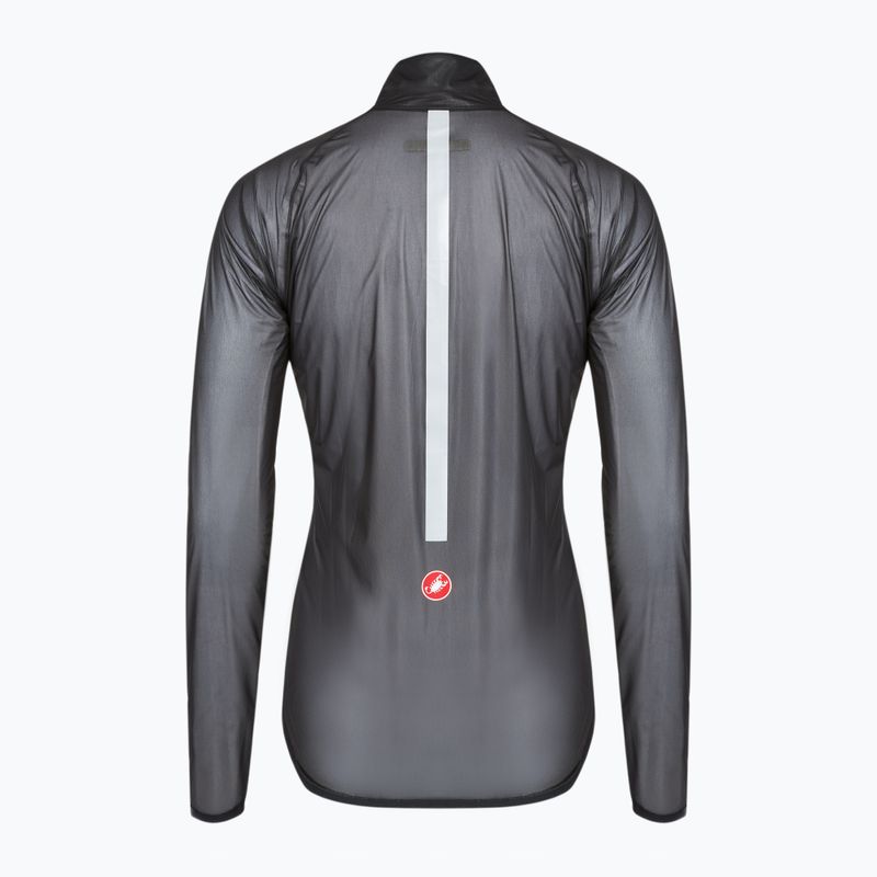 Fahrradjacke Damen Castelli Squall Shell W light black/silver gray 2