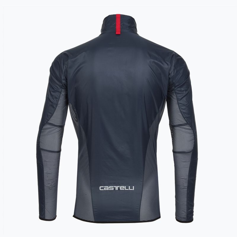 Herren Radjacke Castelli Aria Shell belgisch blau 2