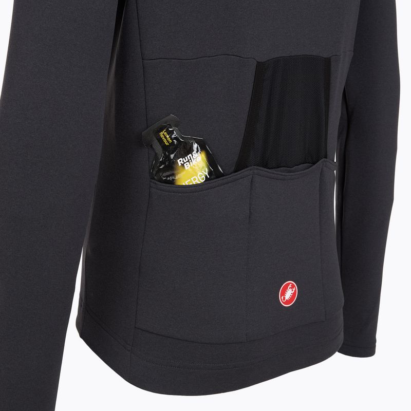 Herren Castelli Unlimited Trail 2 dunkelgrau Radfahren Sweatshirt 5