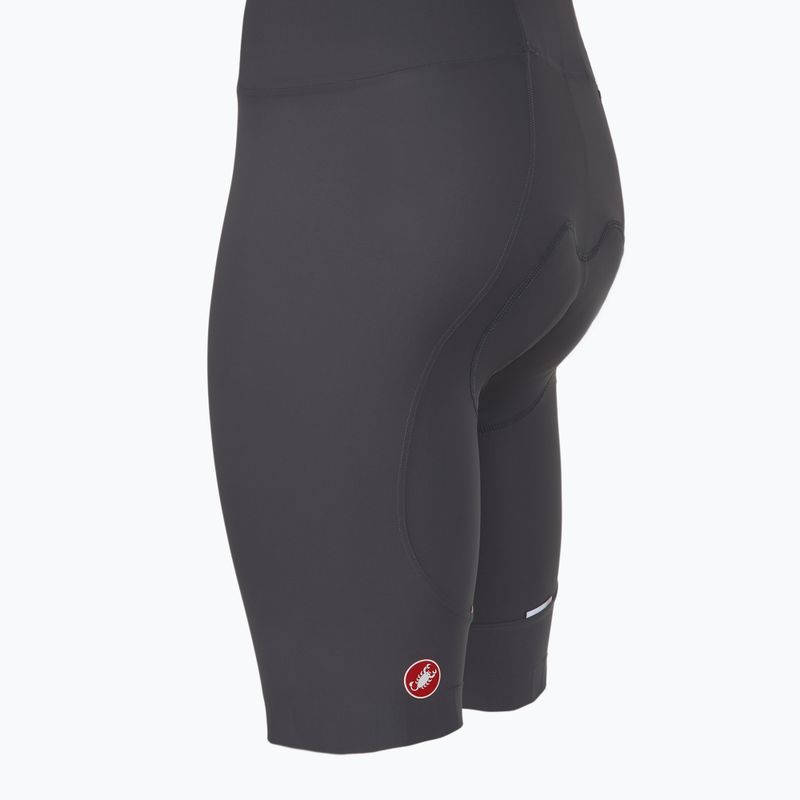 Herren Castelli Espresso rauchgraue Radlerhosen 3