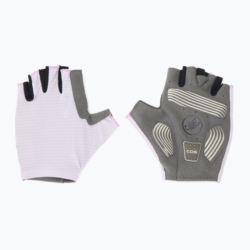 Damen Radhandschuhe Castelli Espresso lila Nebel