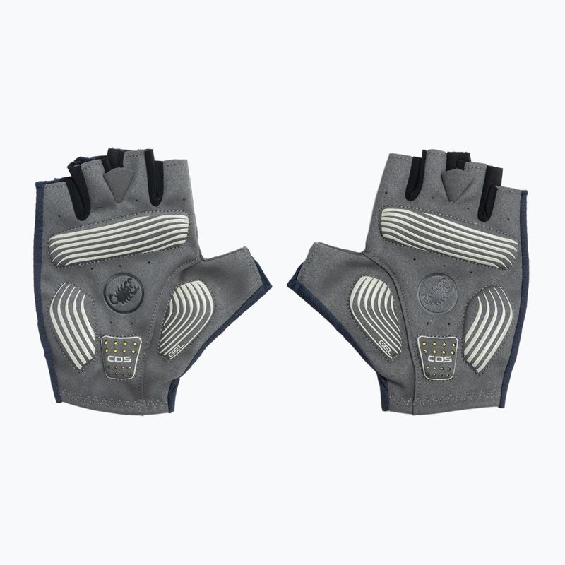 Herren Castelli Espresso belgisch blau Fahrradhandschuhe 2