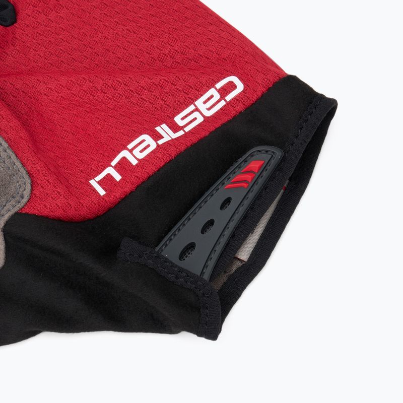 Herren Castelli Entrata V reich rot Fahrradhandschuhe 5
