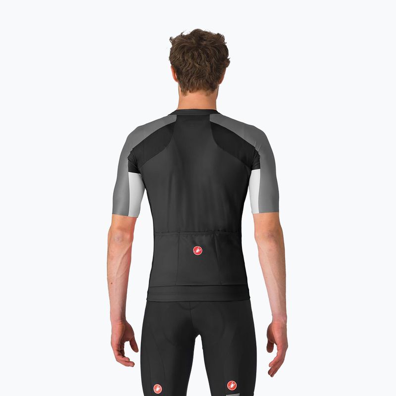 Herren Castelli Entrata 6 hellschwarz/dunkelgrau/rauchgrau Fahrradtrikot 2