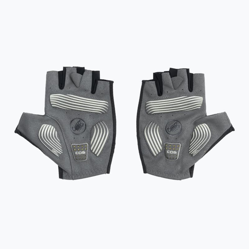 Herren Castelli Espresso leichte schwarze Fahrradhandschuhe 3