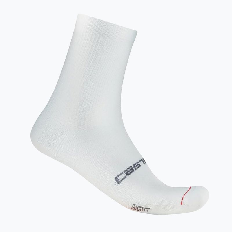 Castelli Herren Socken Espresso 12 weiß