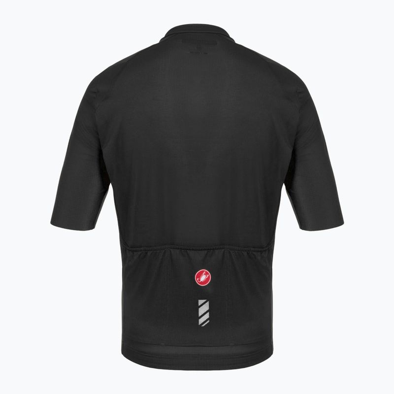 Herren Castelli Unlimited Entrata 3 leichtes schwarzes Fahrradtrikot 2