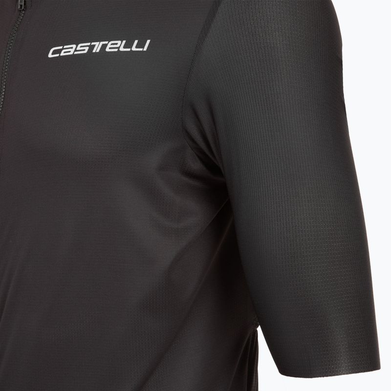 Herren Castelli Unlimited Entrata 3 leichtes schwarzes Fahrradtrikot 3