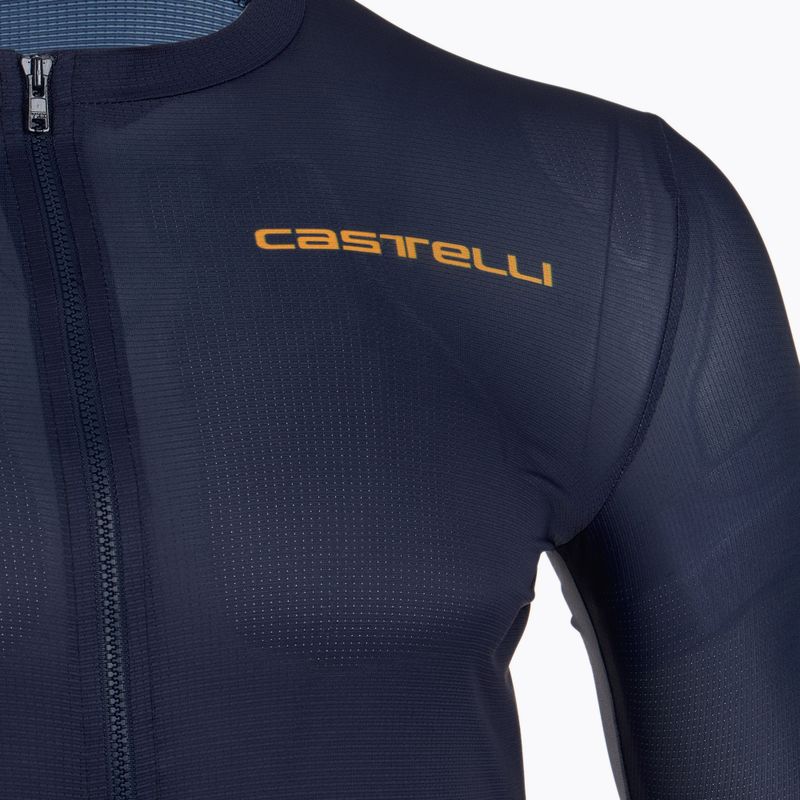 Herren Castelli Unlimited Entrata 3 belgisch blau Fahrradtrikot 3