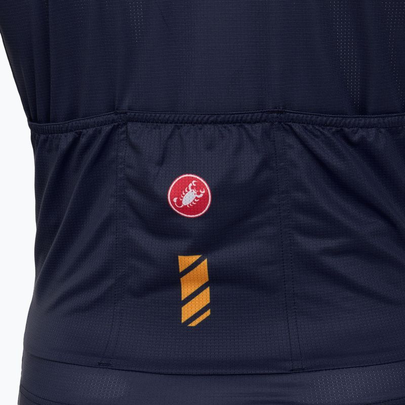 Herren Castelli Unlimited Entrata 3 belgisch blau Fahrradtrikot 4
