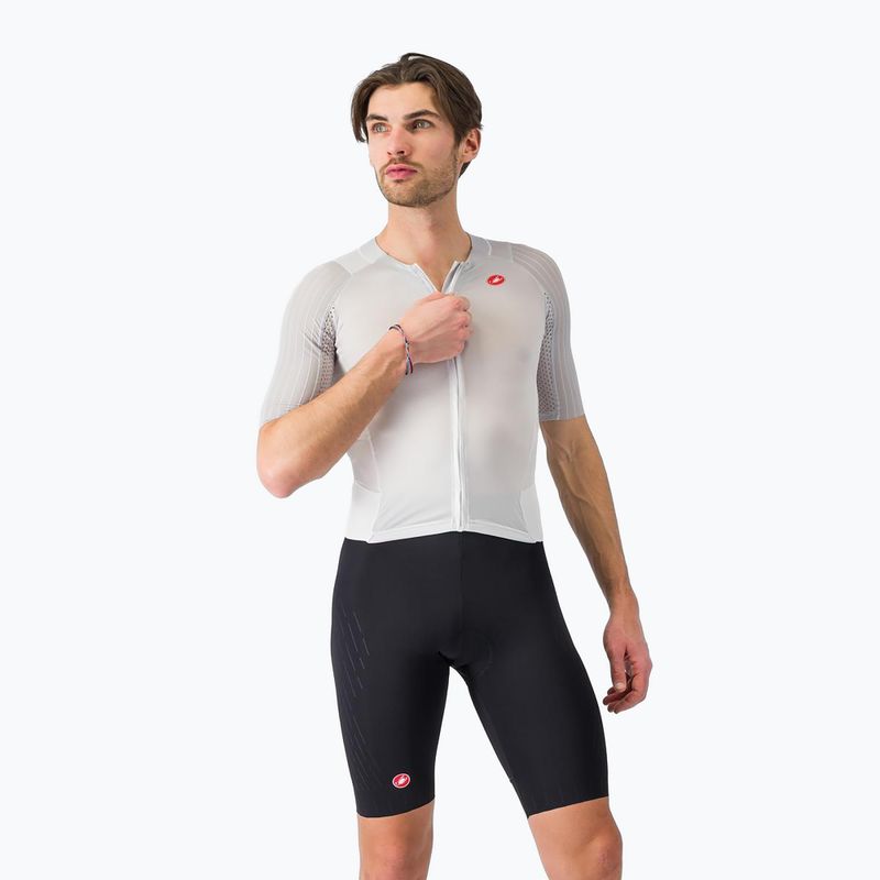 Herren Radanzug Castelli Free Sanremo 3 weiß/schwarz