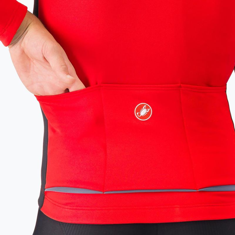Fahrradjacke Herren Castelli Entrata 2 red/black 4