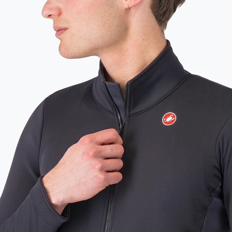 Fahrradjacke Herren Castelli Entrata 2 light black/dark gray 3