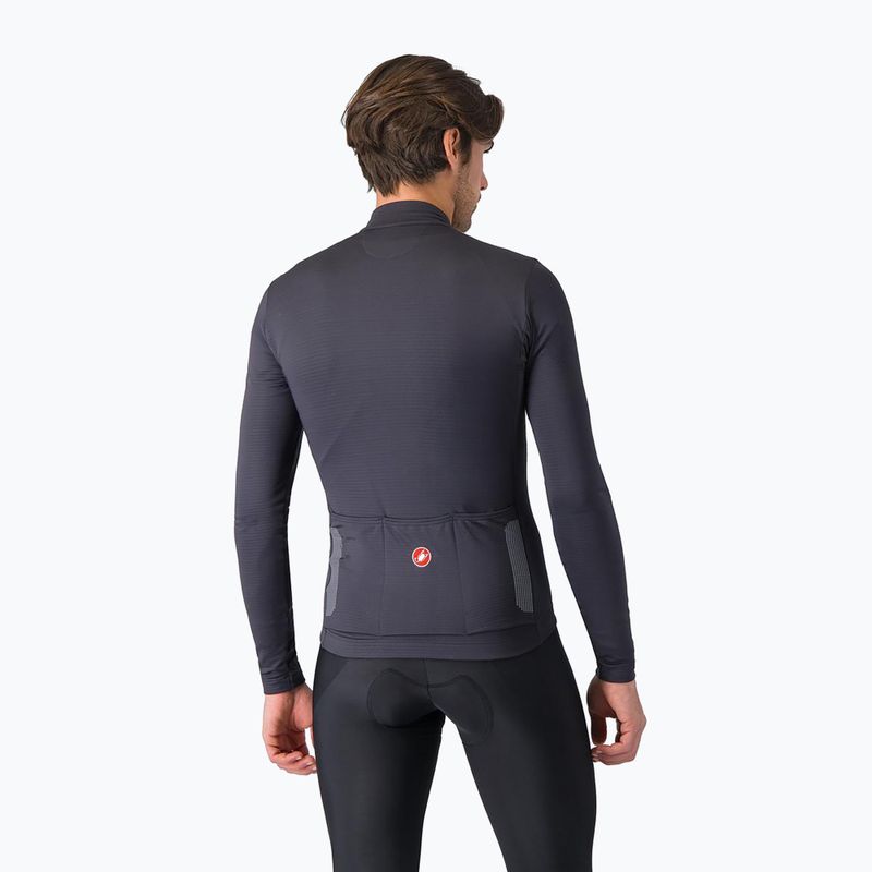 Fahrrad Longsleeve Herren Castelli Puro 4 dark gray 2