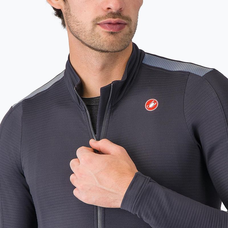 Fahrrad Longsleeve Herren Castelli Puro 4 dark gray 3