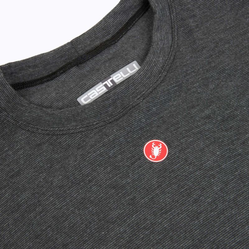 Damen Langarm-Radtrikot Castelli Medio Base Layer W melange gray 3
