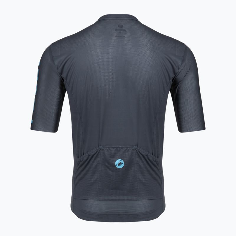 Radtrikot Herren Castelli Entrata Apex twilight blue/neon cobalt 2