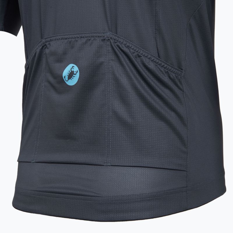 Radtrikot Herren Castelli Entrata Apex twilight blue/neon cobalt 4