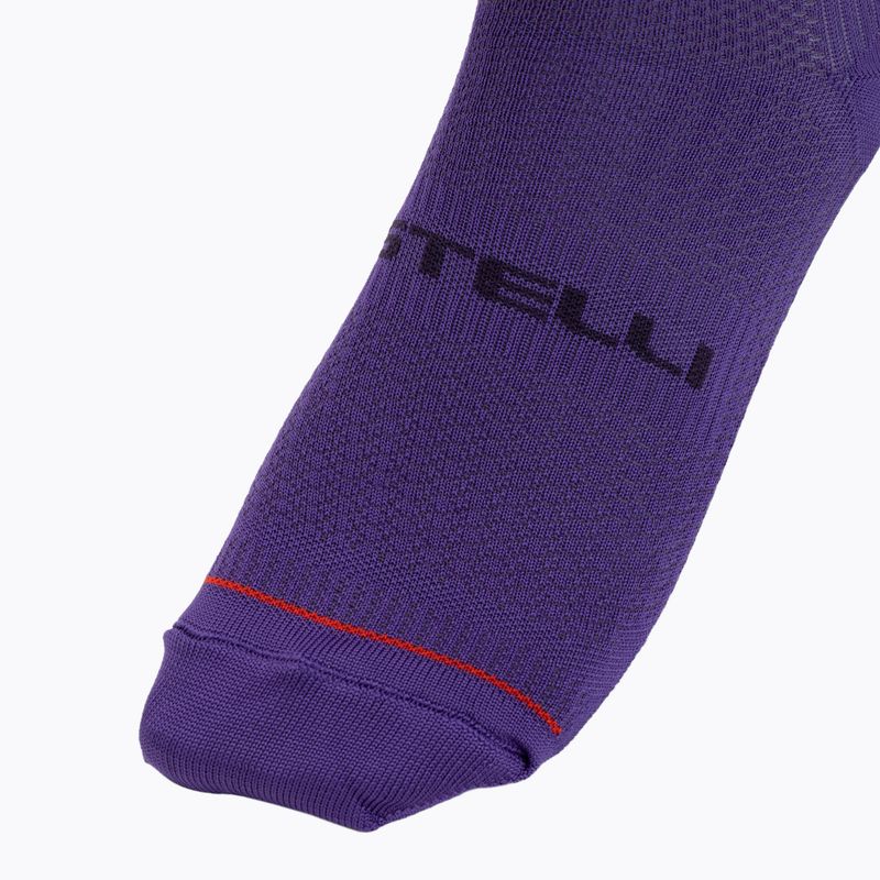 Damen Socken Castelli Espresso 12 In ultraviolet 3
