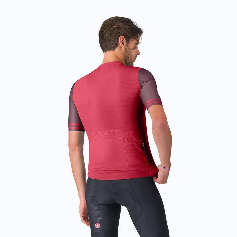 Radtrikot Herren Castelli Prologo Lite 2 rich red/bordeaux 2