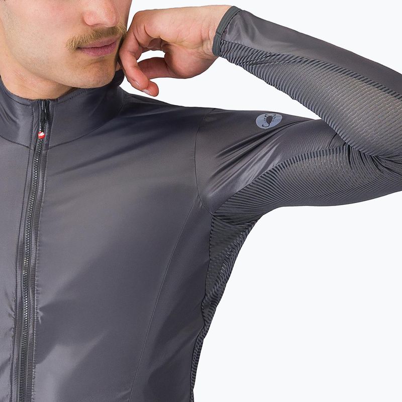 Fahrradjacke Herren Castelli Aria Shell 2 dark gray 4