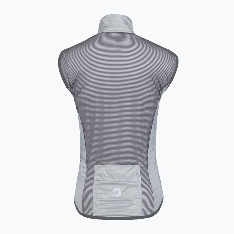 Fahrradweste Damen Castelli Aria Shell 2 silver gray 2