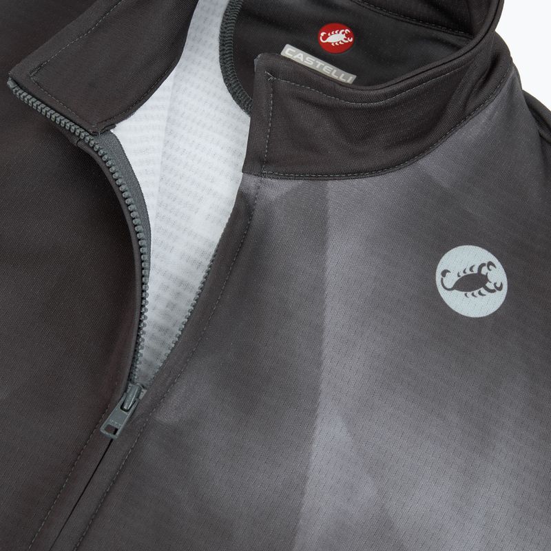 Damen Langarm-Radtrikot Castelli Prismatic Thermal Jersey smoky gray 3