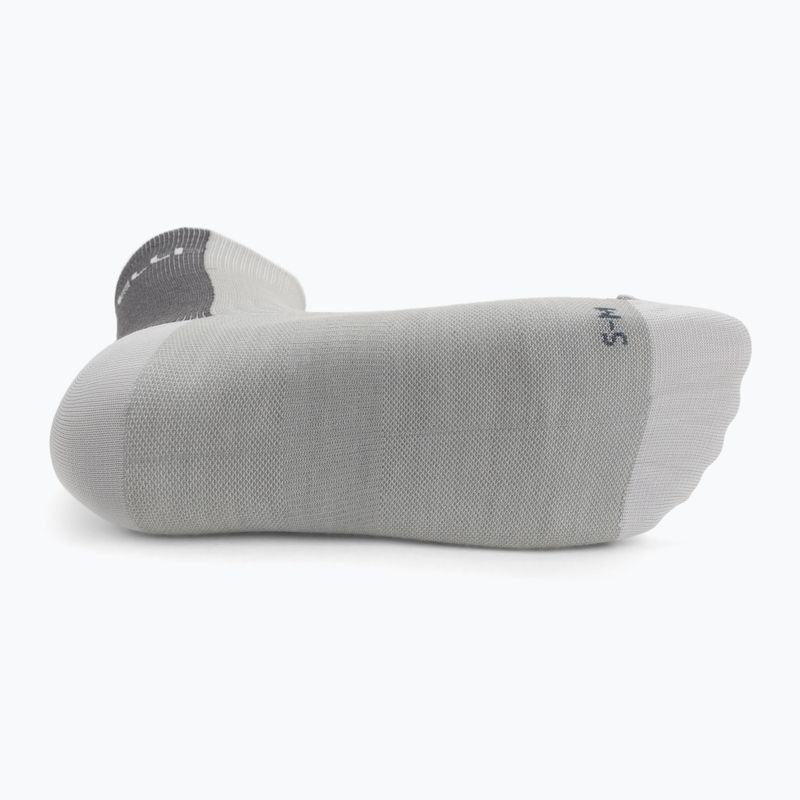 Herren­socken Castelli Castelli Logo 18 Merino Sock silver gray/dark gray 4