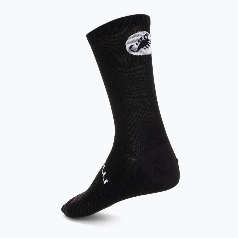 Damensocken Castelli Scorpion Logo 15 W Thermal Sock black 2